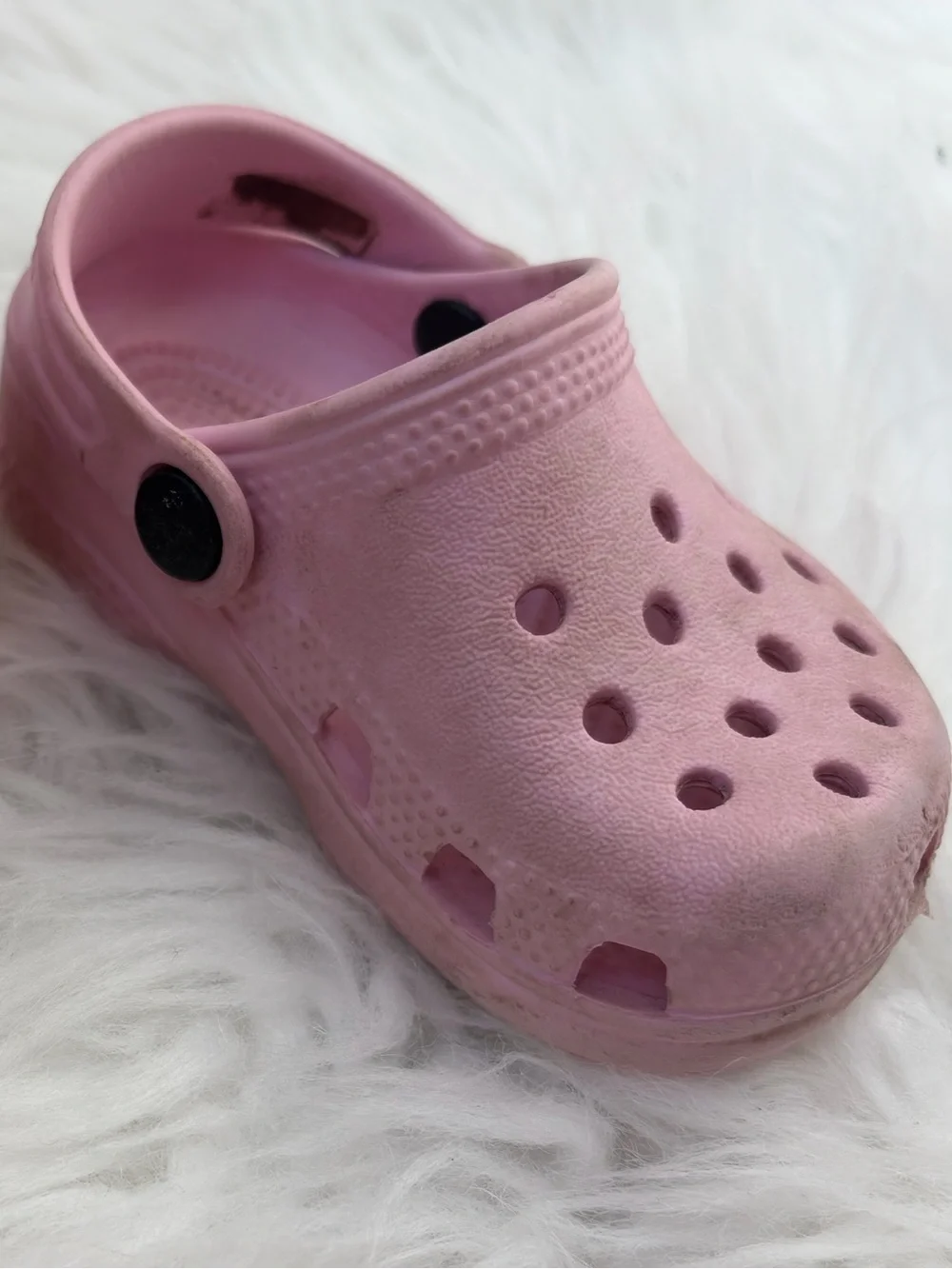 CROCS Kids Light Pink Classic Clog